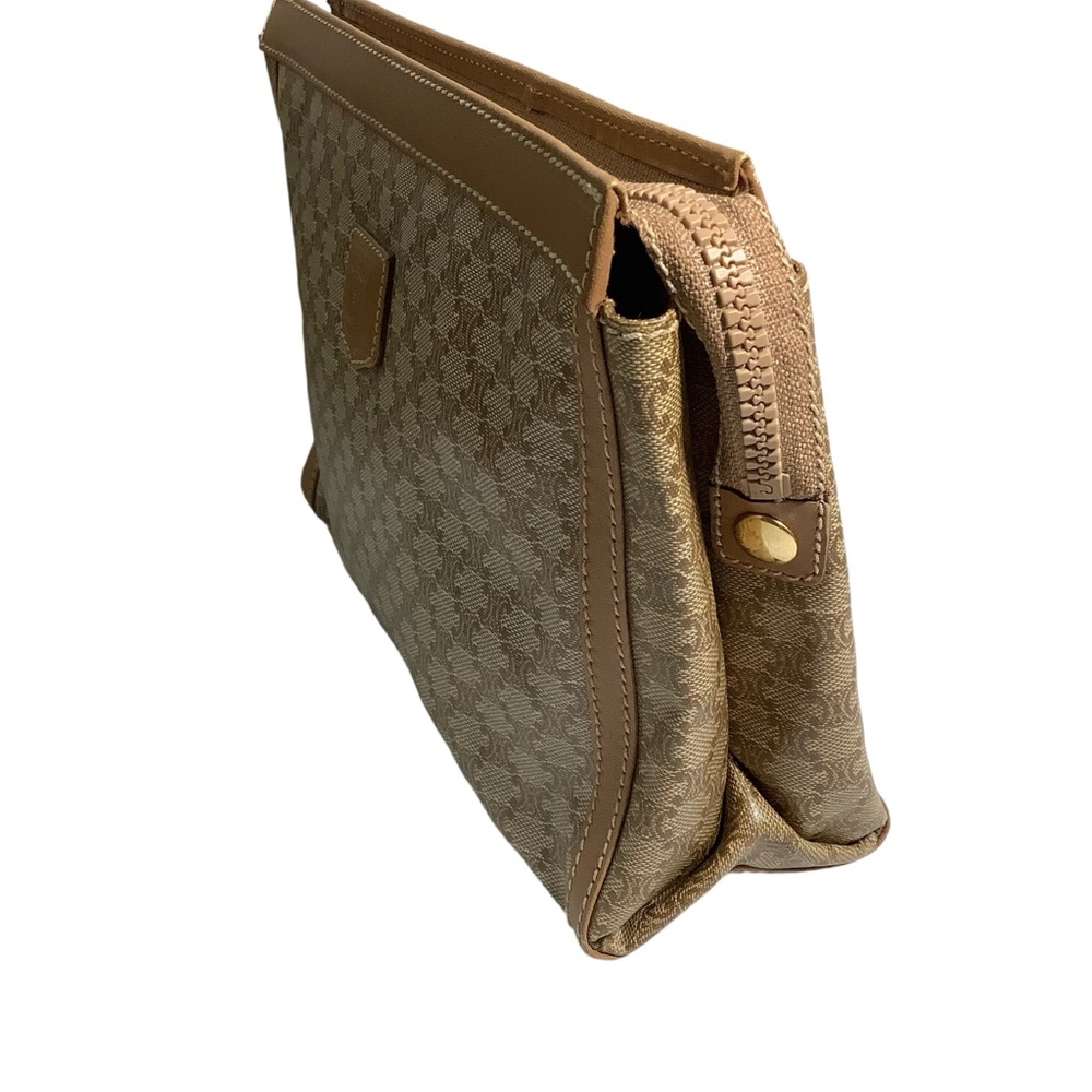 Celine Macadam Brown Monogram Clutch Vintage - Picture 4 of 15